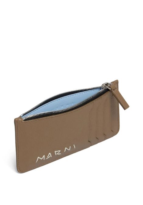 portacarte mending unisex marrone MARNI | PFMI0103U1 P653300V49